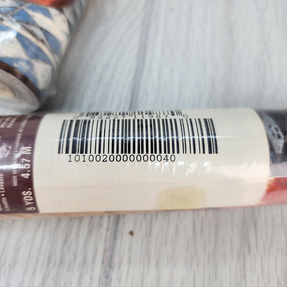 Raymond Waites Village Wall Border (4) Rolls Prepasted Vinyl Apples & Baskets - Picture 3 of 7